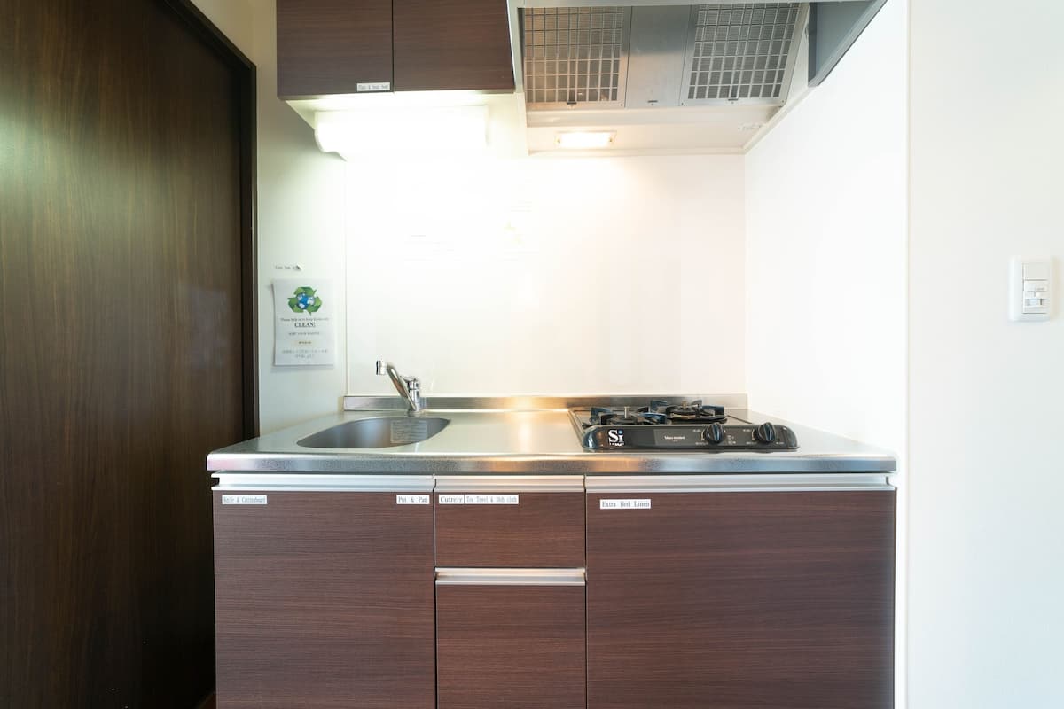 Double Room | Private kitchen | Fridge