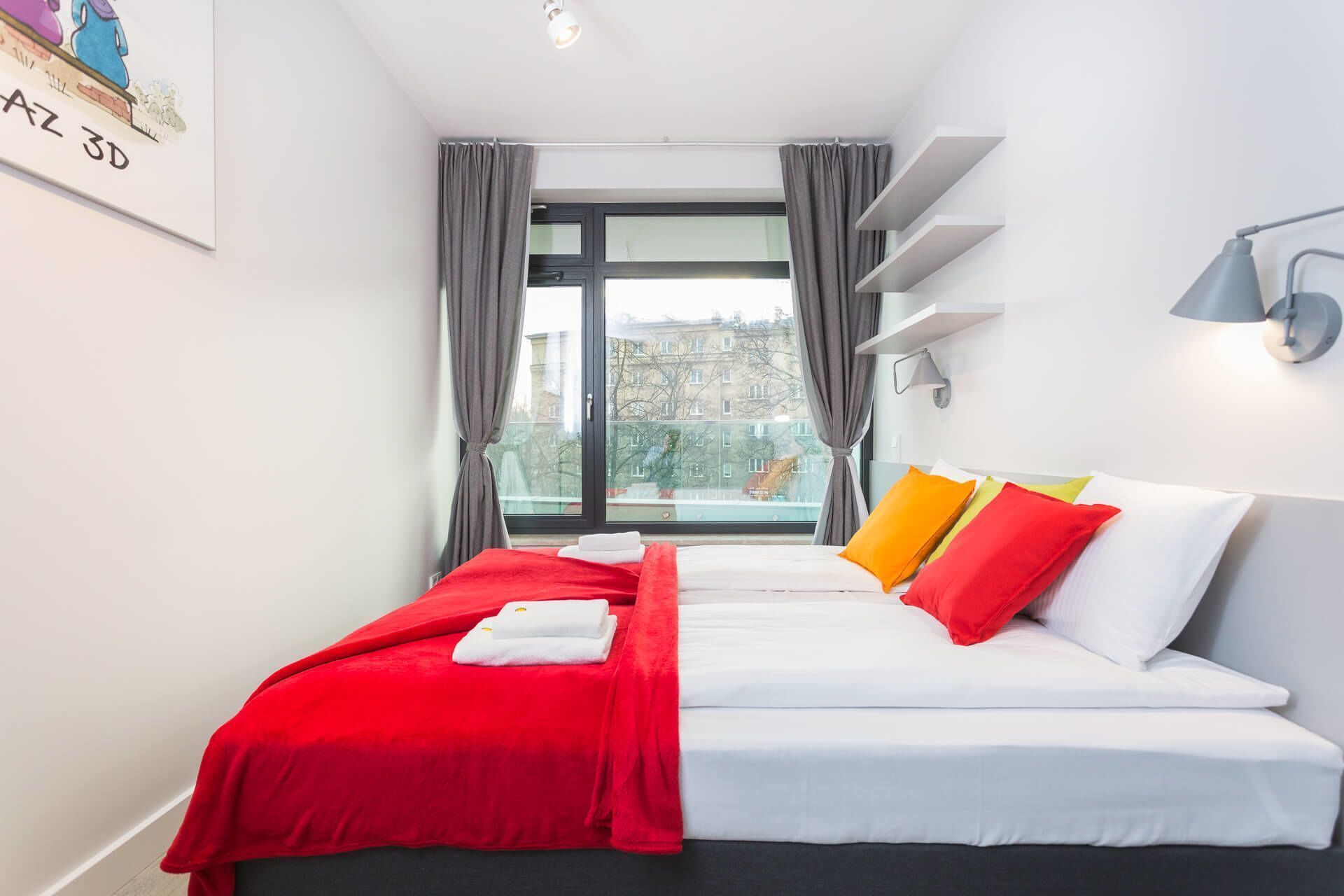 Premium bedding, individually decorated, individually furnished