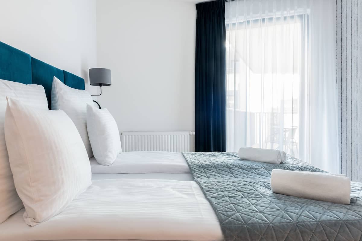 Premium bedding, individually decorated, individually furnished