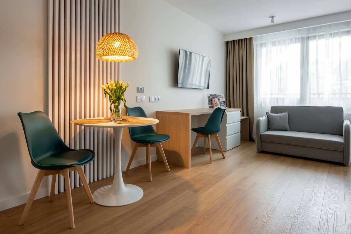 1 chambre, literie de qualité supérieure, décoration personnalisée