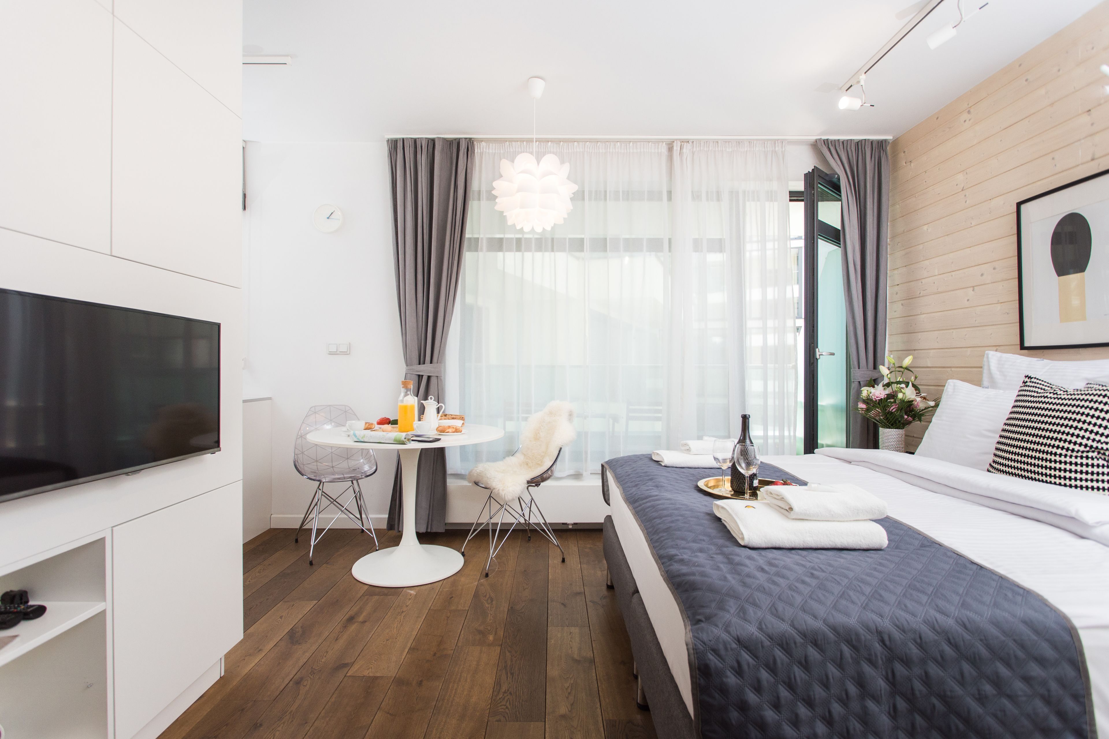 Premium bedding, individually decorated, individually furnished