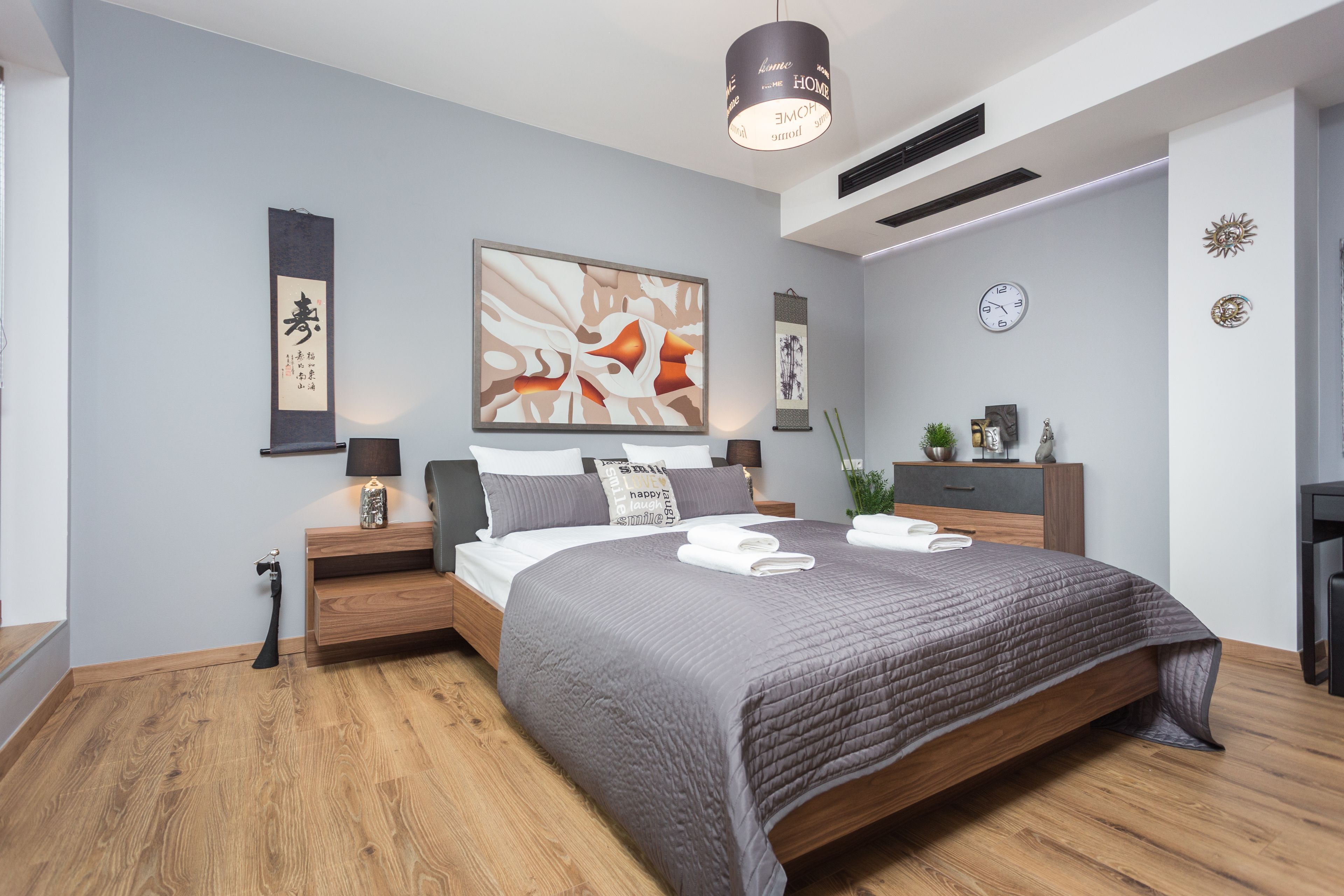 Premium bedding, individually decorated, individually furnished