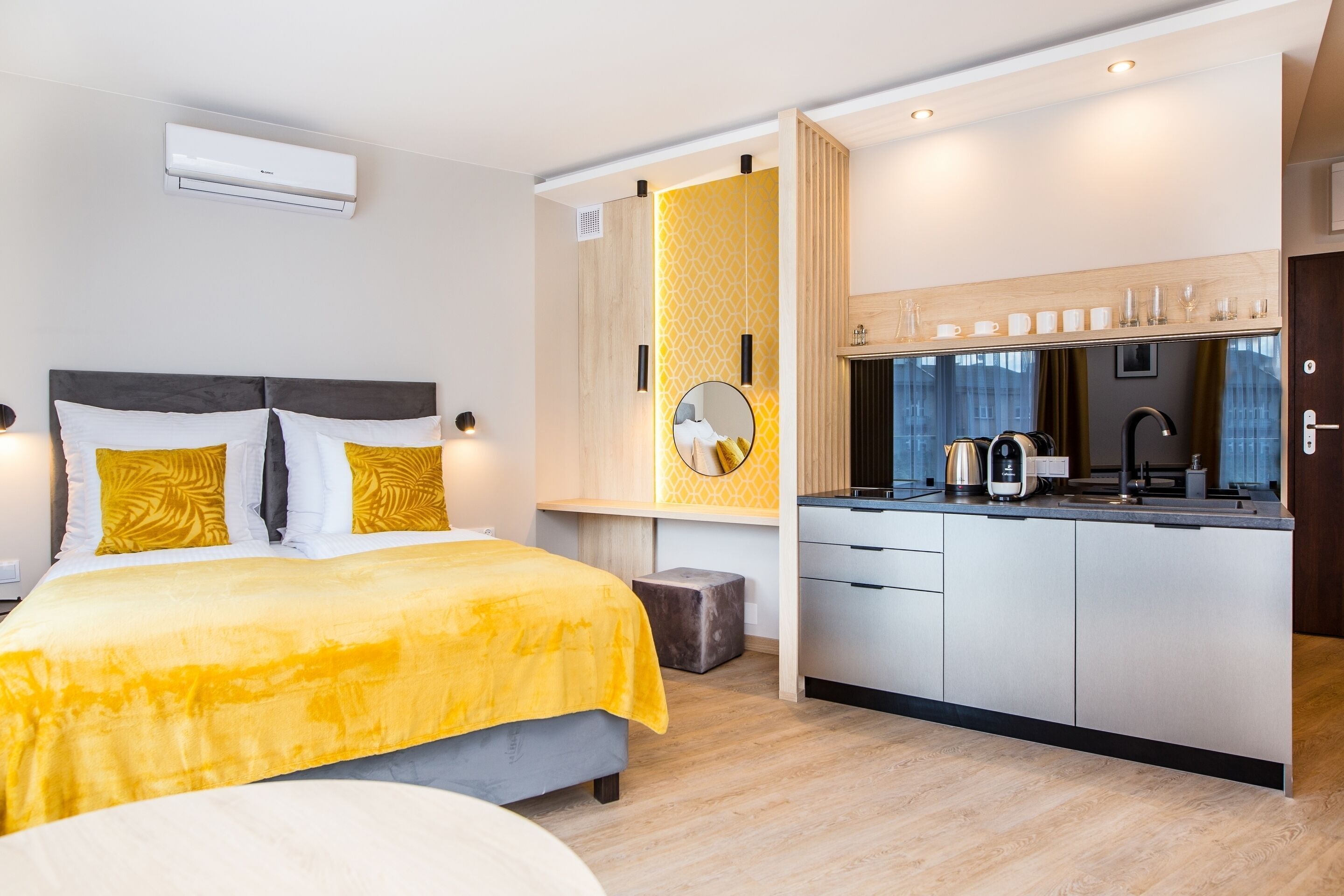 Premium bedding, individually decorated, individually furnished