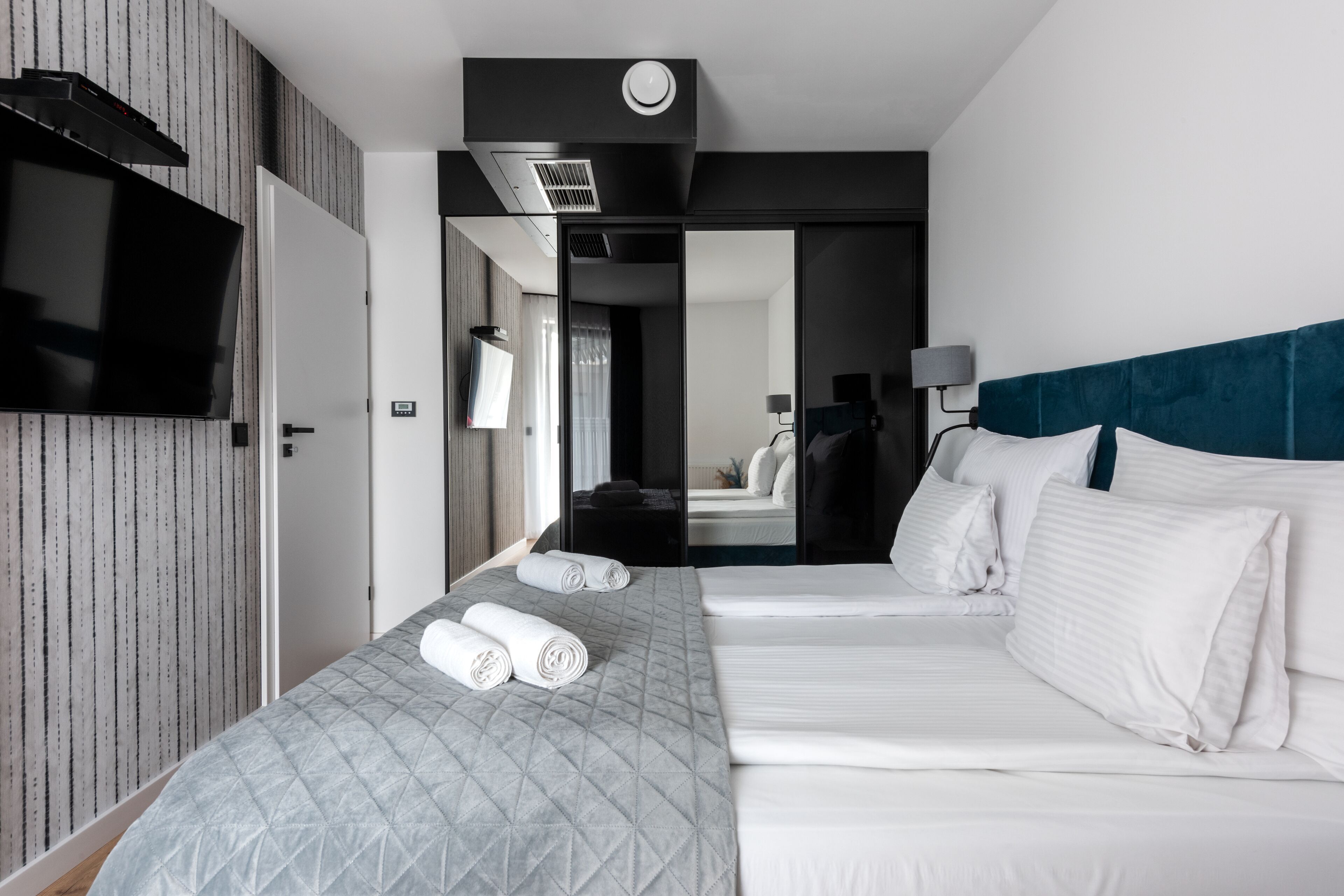 Premium bedding, individually decorated, individually furnished