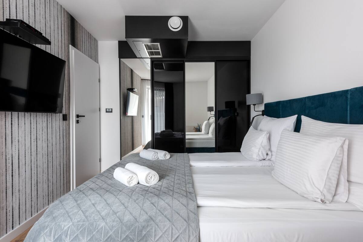 Premium bedding, individually decorated, individually furnished