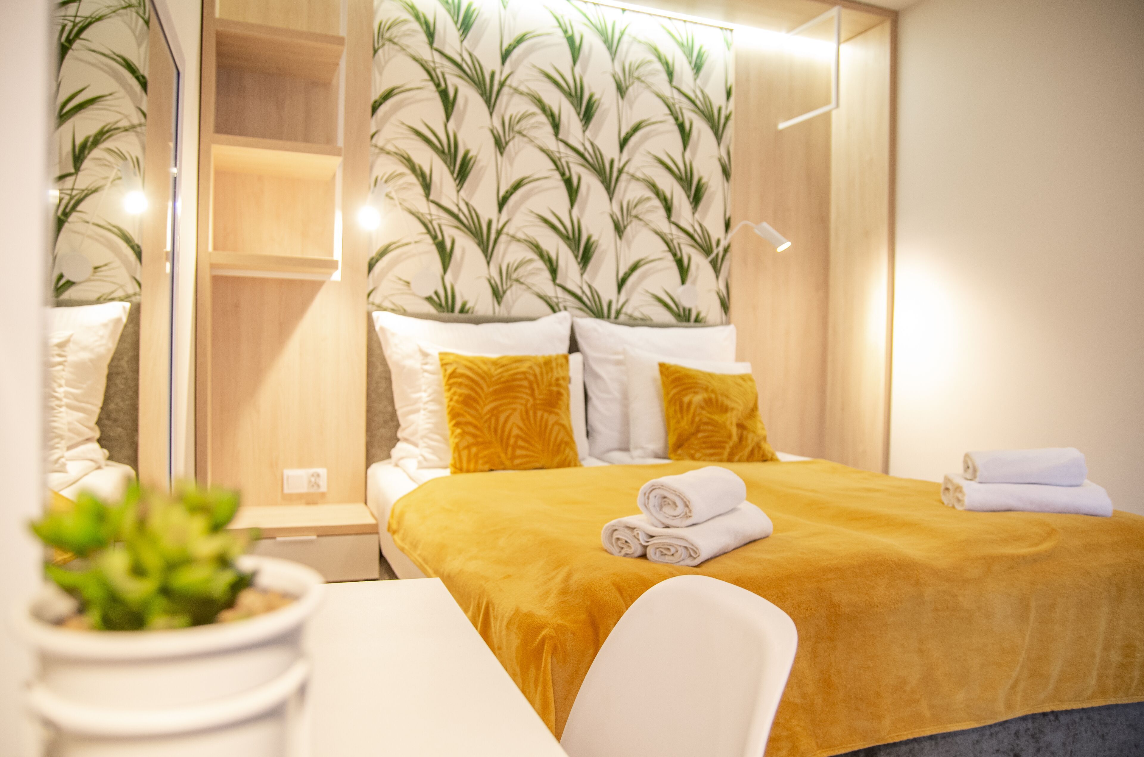 Premium bedding, individually decorated, individually furnished