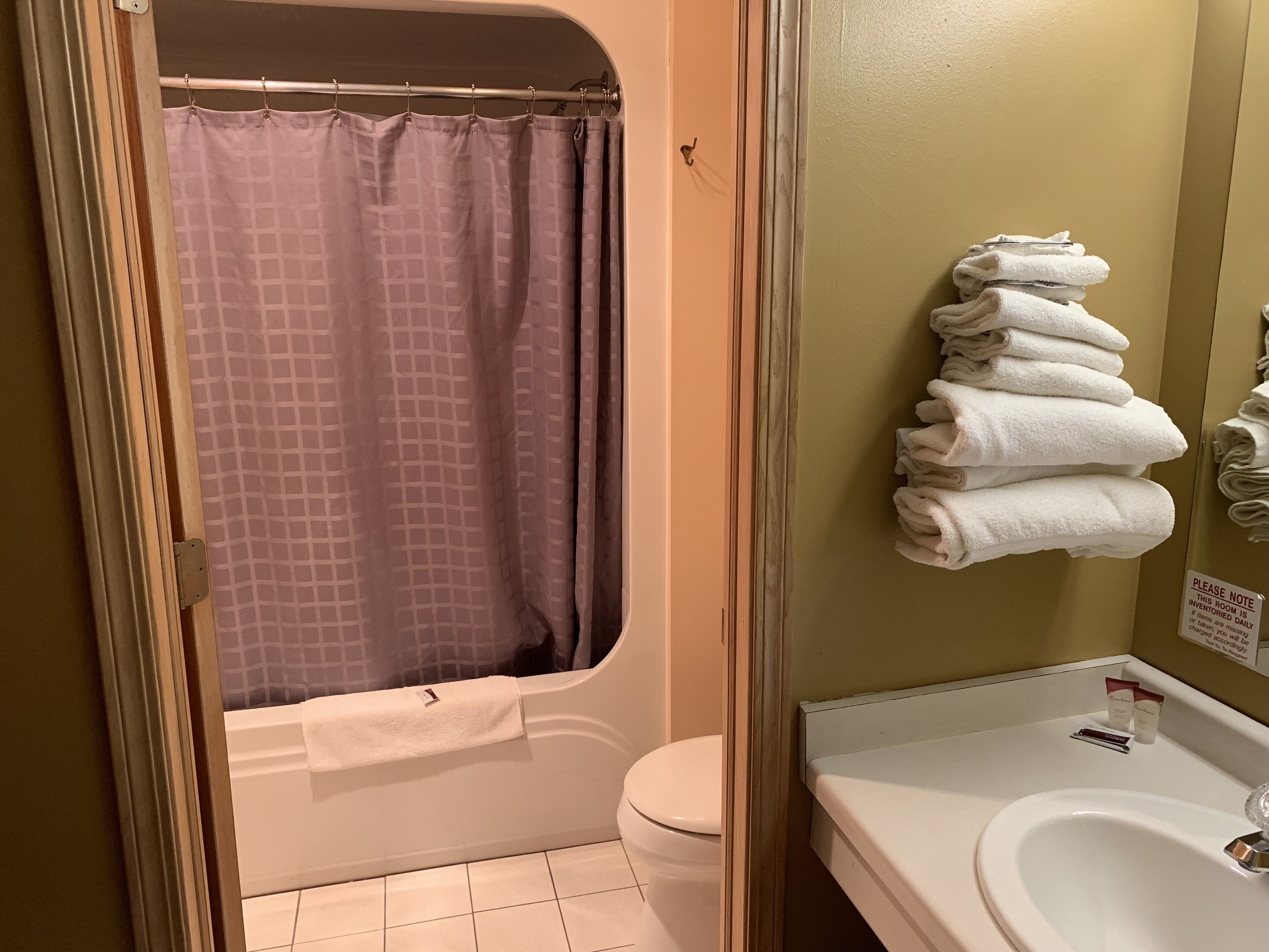 standard room, 2 double beds | bathroom | combined shower/bathtub, hydromassage showerhead, hair dryer, towels