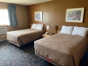 Standard Room, 2 Double Beds | Premium bedding, pillowtop beds, blackout drapes, rollaway beds