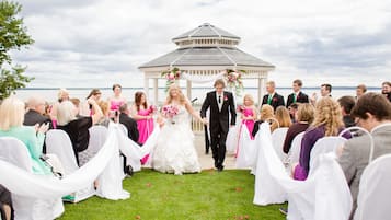 Área de bodas al aire libre