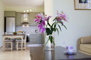 Superior Suite, Pool View | Room amenity - Exanthia Villas (Lefkada)