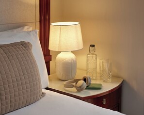 Egyptian cotton sheets, memory-foam beds, in-room safe, desk