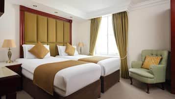 Club Double or Twin Room | Egyptian cotton sheets, memory-foam beds, in-room safe, desk