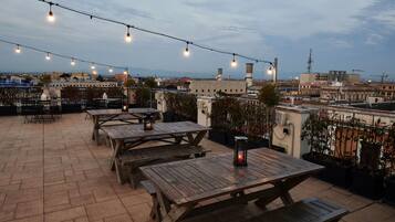 Terrasse sur le toit