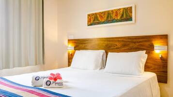 Frigobar, cortinas blackout, Wi-Fi de cortesia