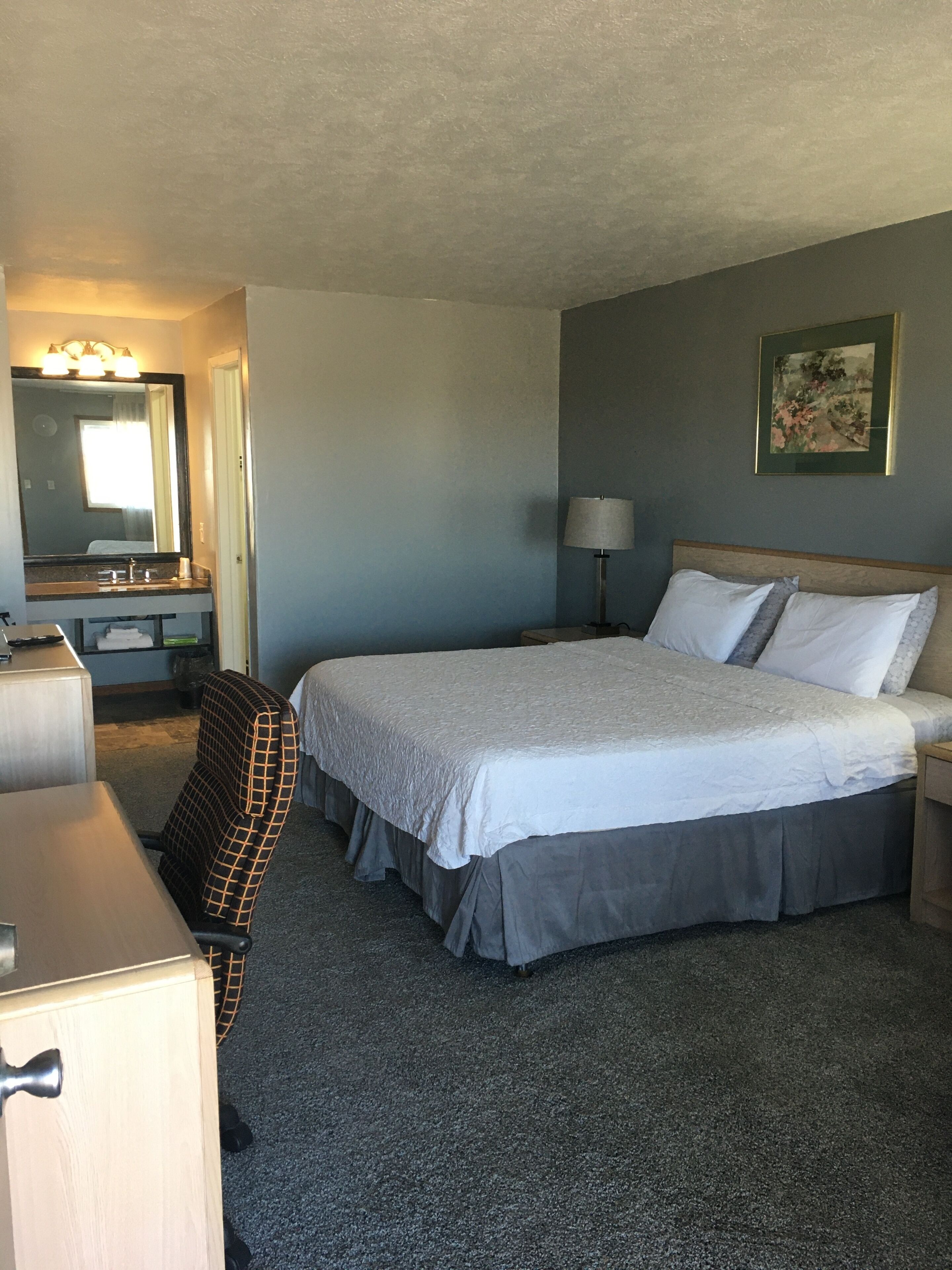 deluxe suite, 1 king bed, refrigerator & microwave | desk, iron/ironing board, free wifi, bed sheets