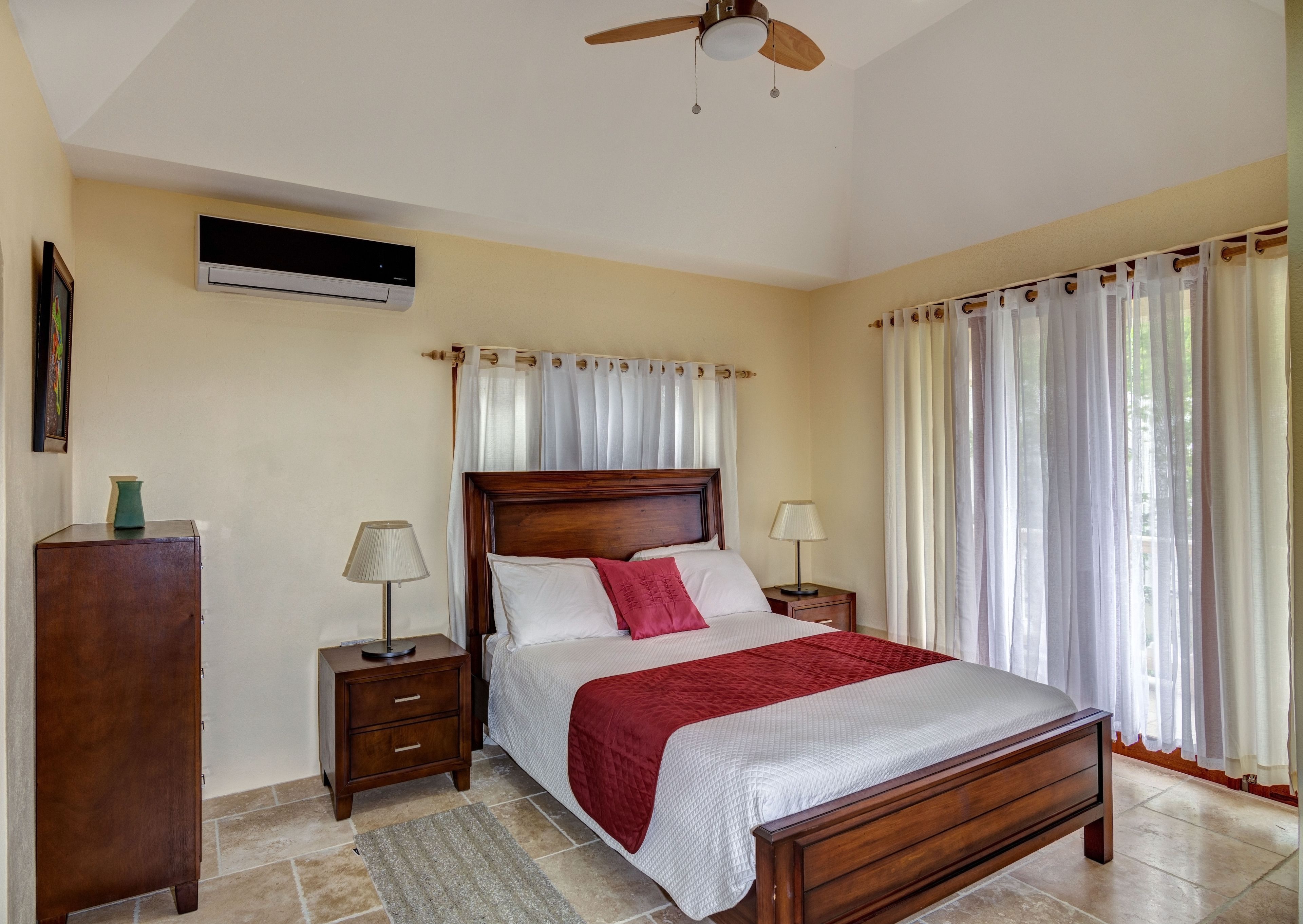 Vila Mewah, pemandangan samudra | 1 kamar tidur, seprai premium, brankas, dan meja kerja