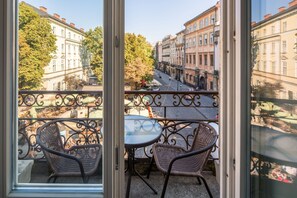 Apartamento, 1 habitación (Rynok Square 11) | Balcón