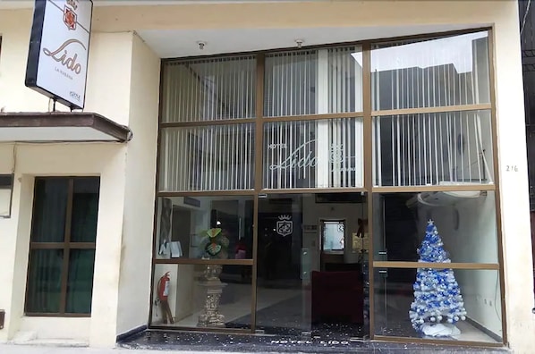 Entrada de l'allotjament