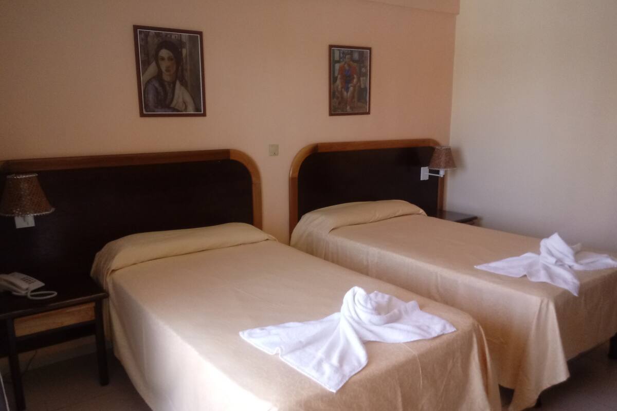 Habitació doble estàndard | 2 dormitoris, caixa forta a l'habitació i decoració individual