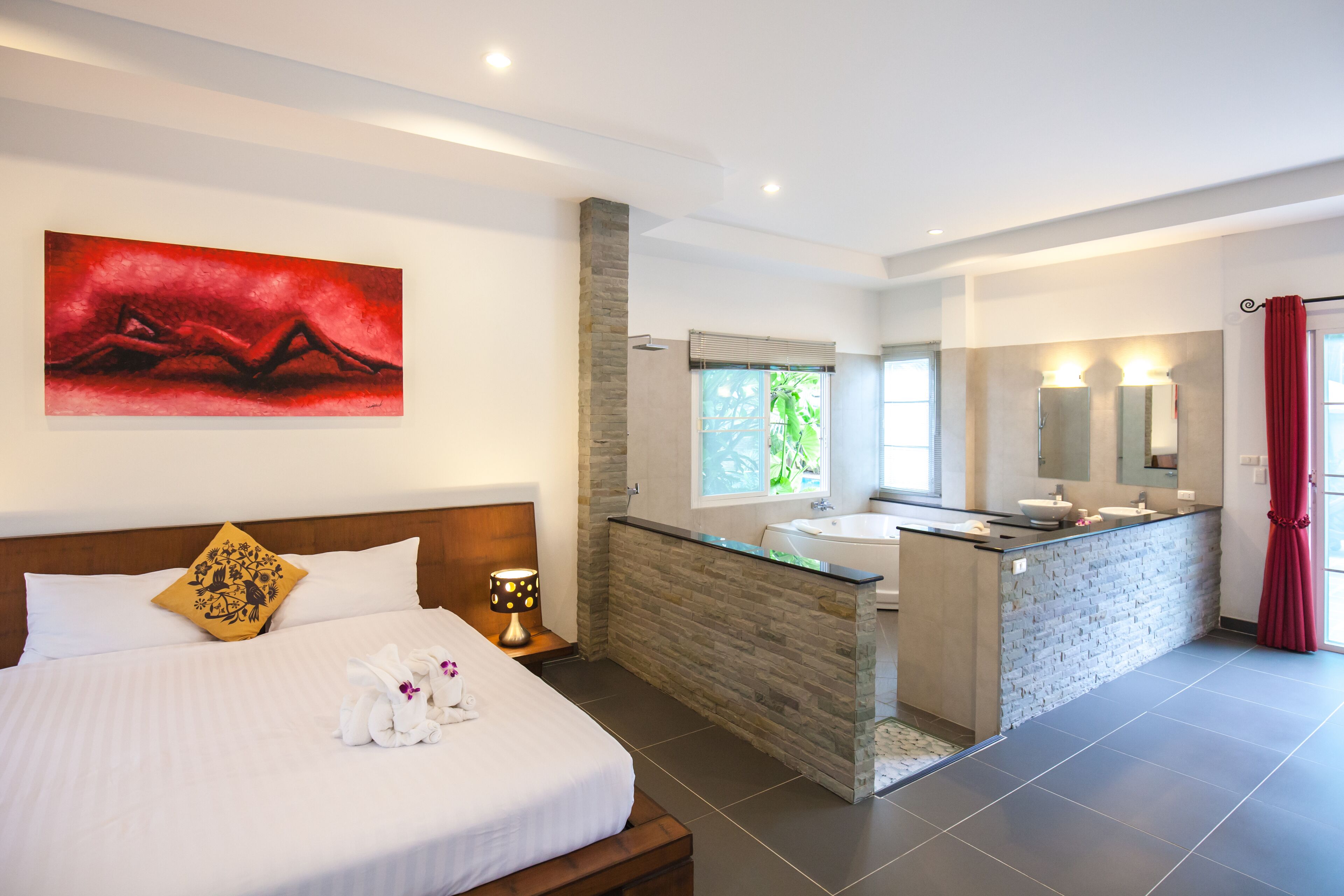 Vila Superior | 3 kamar tidur, brankas, tirai kedap cahaya, dan setrika/meja setrika