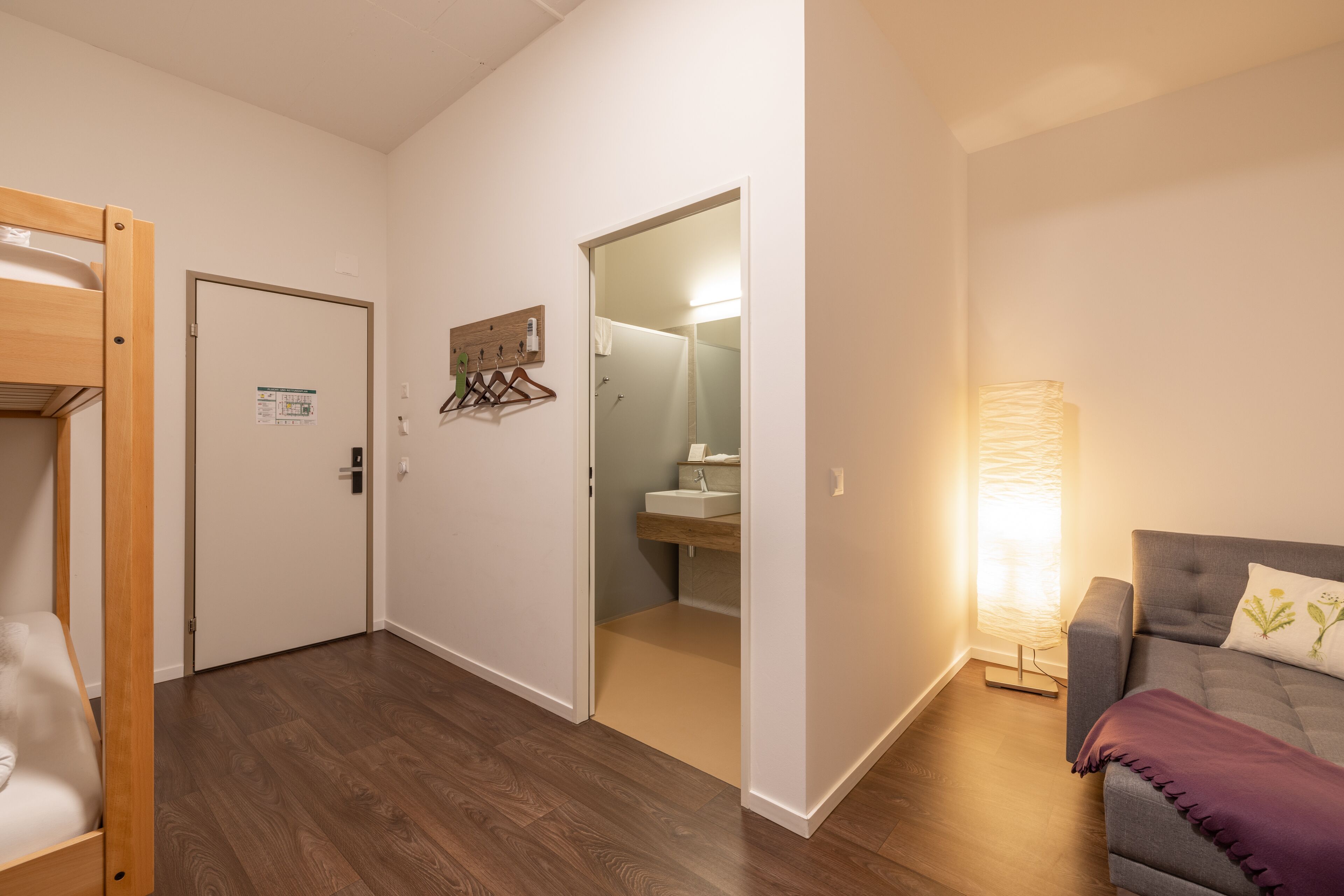 economy triple room (no window) | 1 bedroom, laptop workspace, iron/ironing board, cots/infant beds