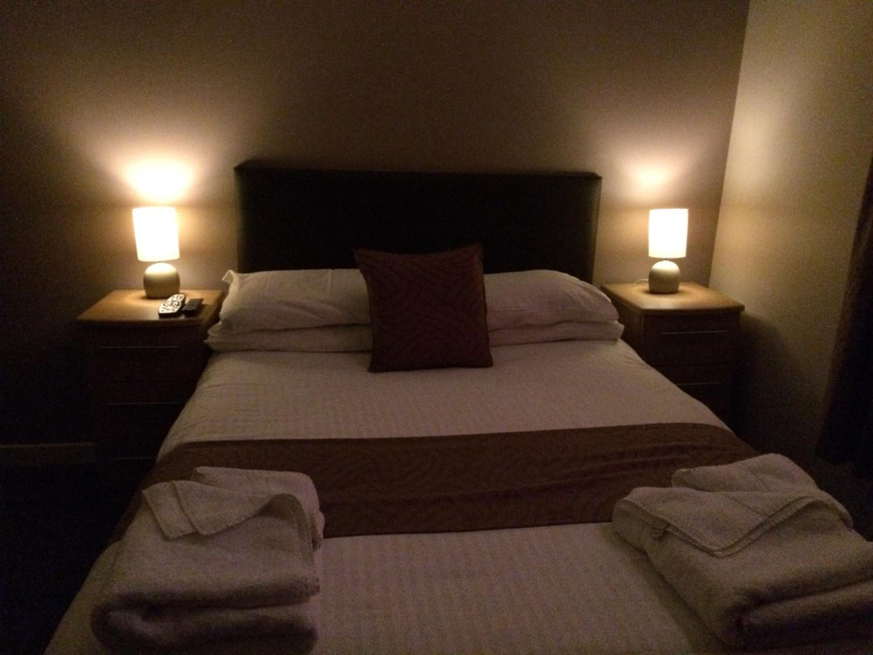 iron/ironing board, free wifi, bed sheets