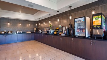 Free daily full breakfast