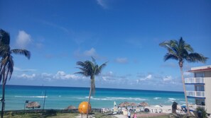 Blick von der Unterkunft