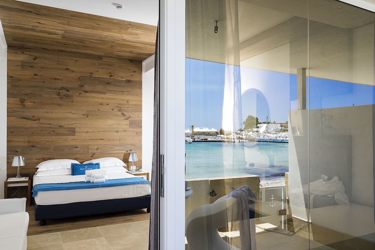 Suite Luxe, vue mer, en front de plage