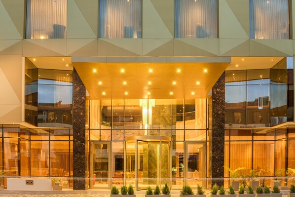 Façana frontal de l'allotjament