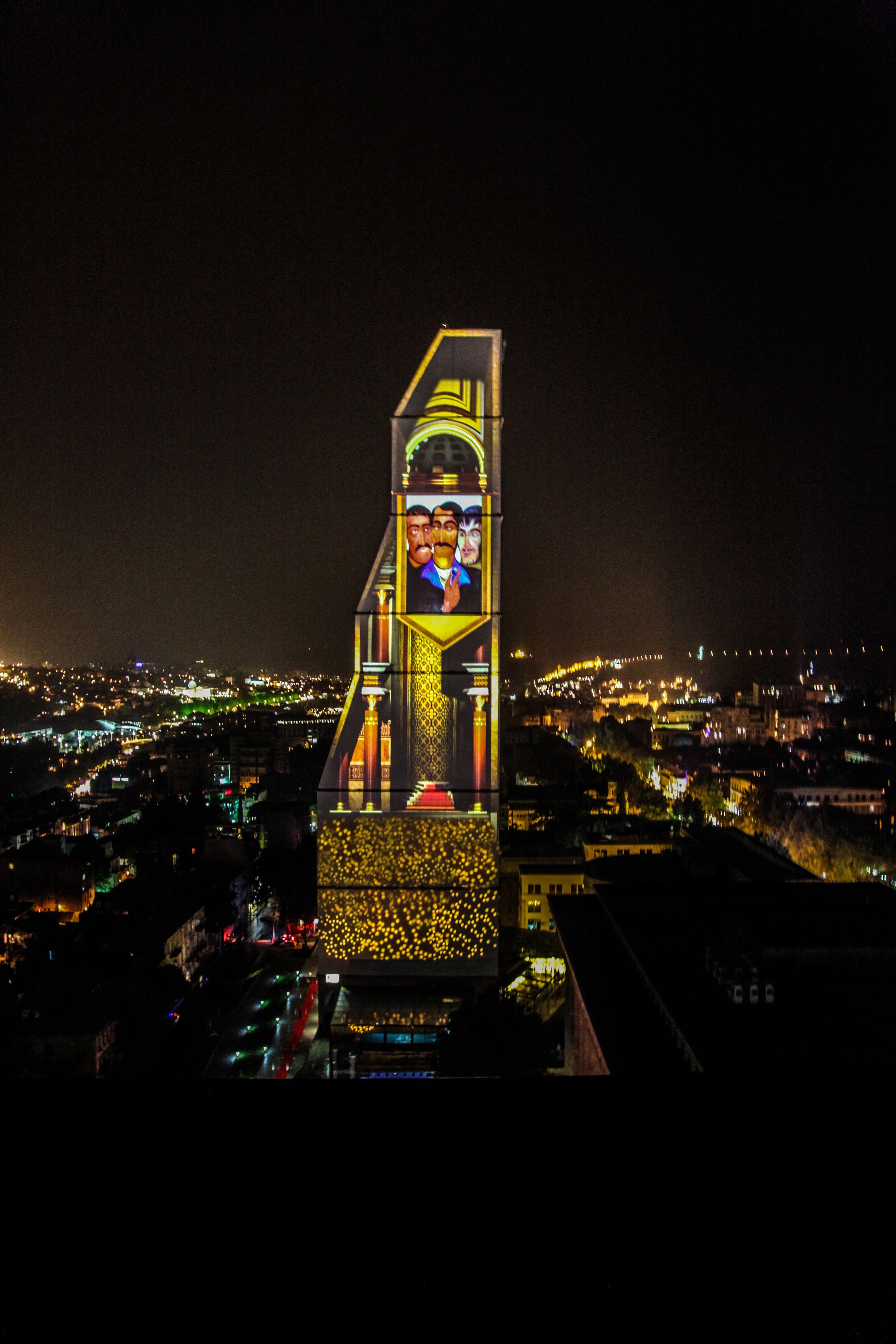 front of property – evening/night