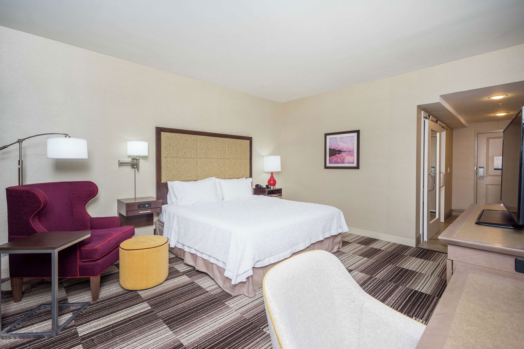 In-room safe, desk, iron/ironing board, free cribs/infant beds