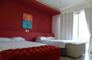 Traditional Double Room, 2 Queen Beds | Egyptian cotton sheets, premium bedding, Select Comfort beds, minibar - Hotel Villa Escondida Campeche (Campeche)