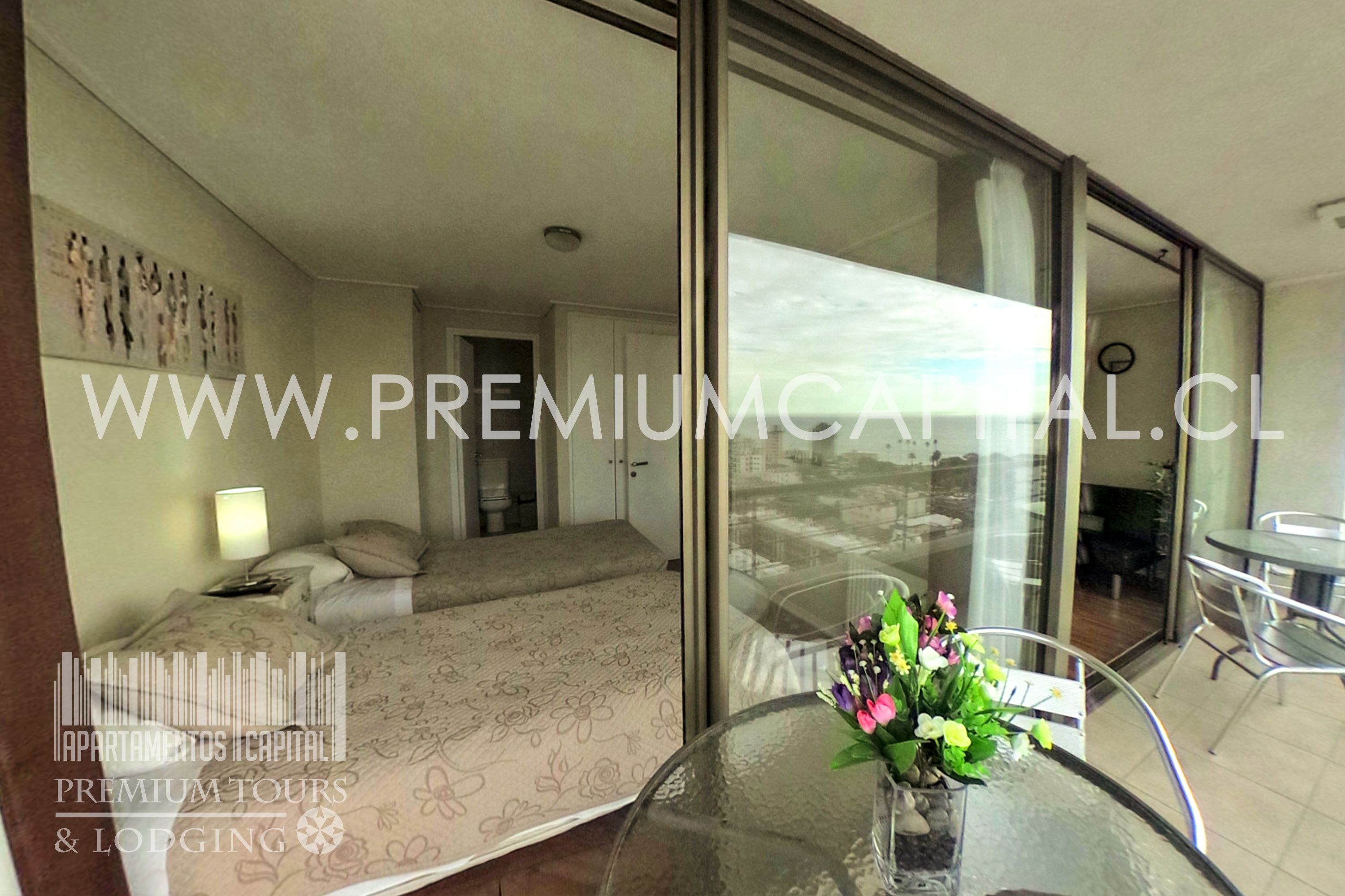 Superior Apartment, 2 Bedrooms, Balcony, Partial Sea View | Terrace/patio