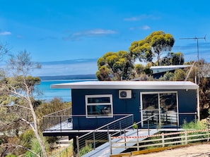 Appartement Panoramique, 2 chambres, accessible aux personnes à mobilité réduite, vue mer | Terrasse/Patio