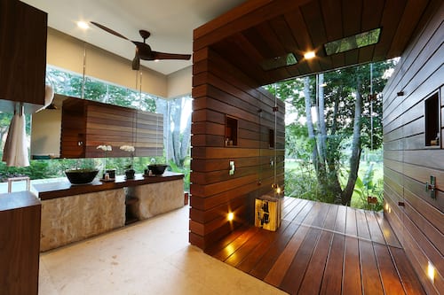 Presidential Villa, 3 Bedrooms | Bathroom | Shower, rainfall showerhead, free toiletries, hair dryer