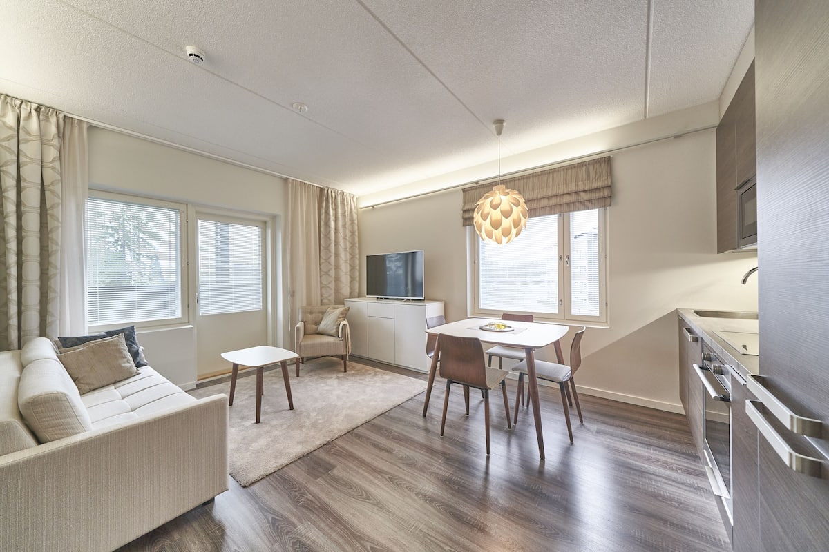 Golf Apartment | Strykjärn/strykbräda, barnsängar, extrasängar och gratis wi-fi