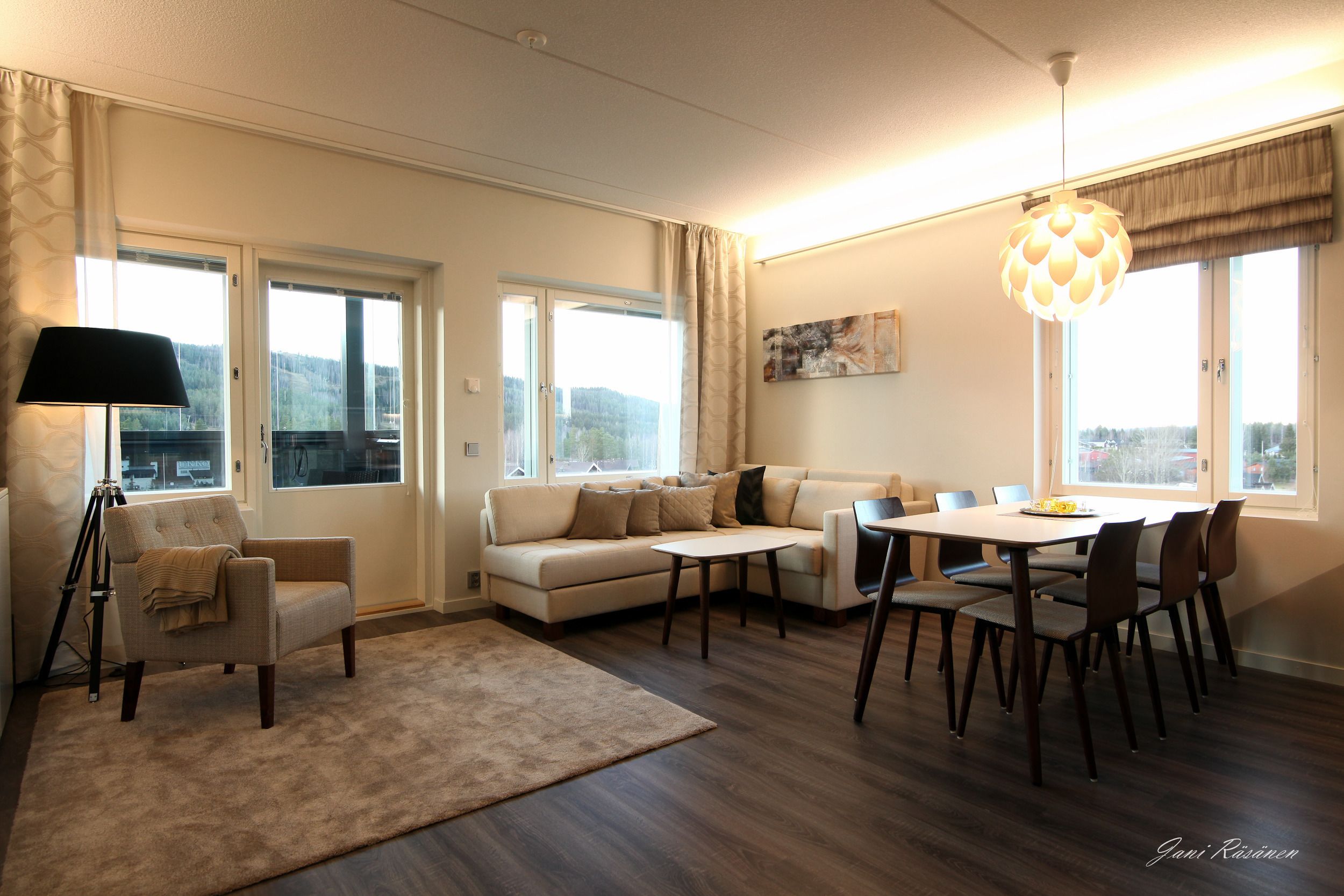 vuori apartment | living room | flat-screen tv