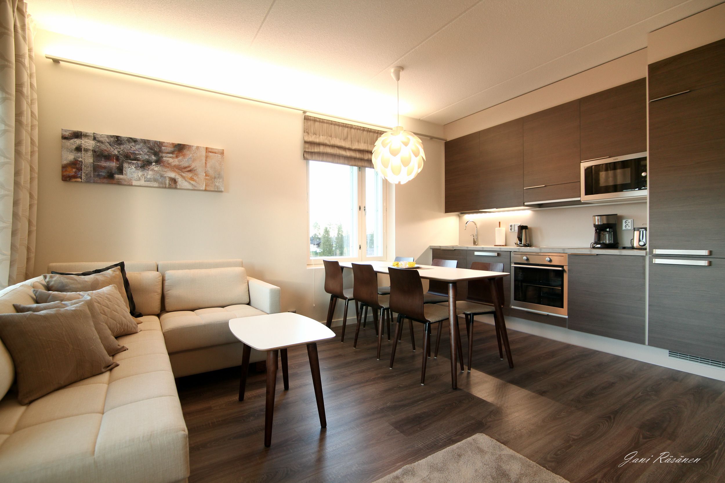 vuori apartment | private kitchenette | full-sized fridge, microwave, oven, stovetop