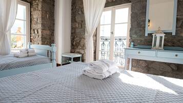 Chambre Quadruple Tradition, vue mer