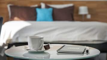 Literie de qualité supérieure, coffres-forts dans les chambres, bureau