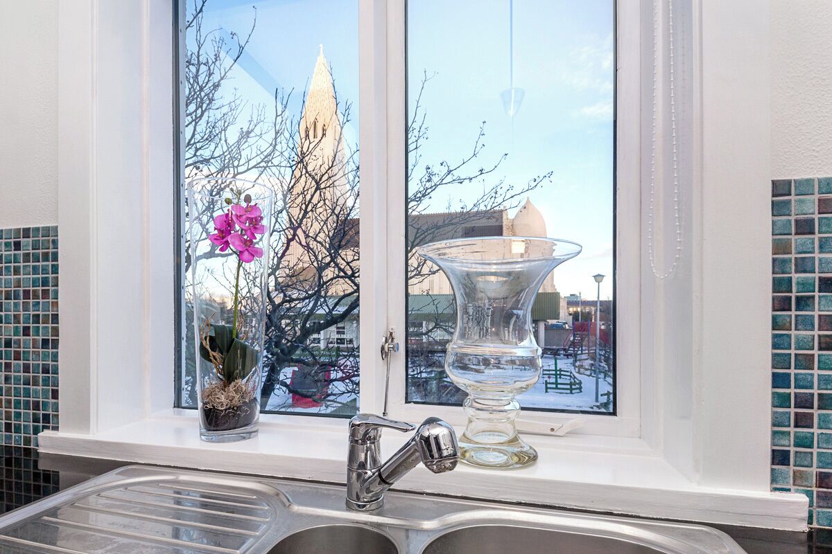 Apartemen Superior | Dapur pribadi | Mesin pencuci piring, mesin pembuat kopi/teh, dan ketel listrik