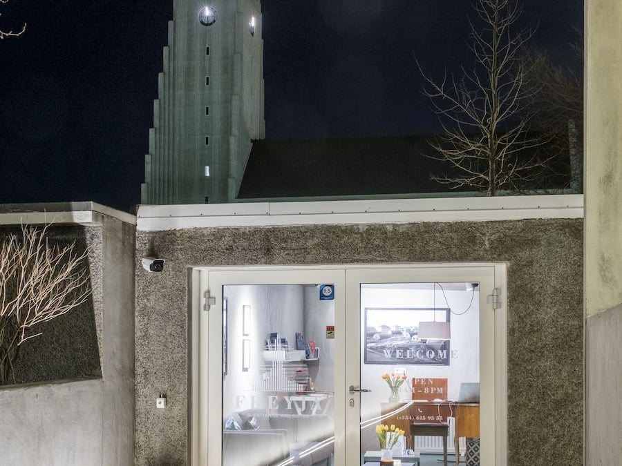 Front of property - evening/night