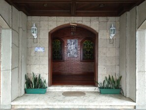 Façade de l’hébergement