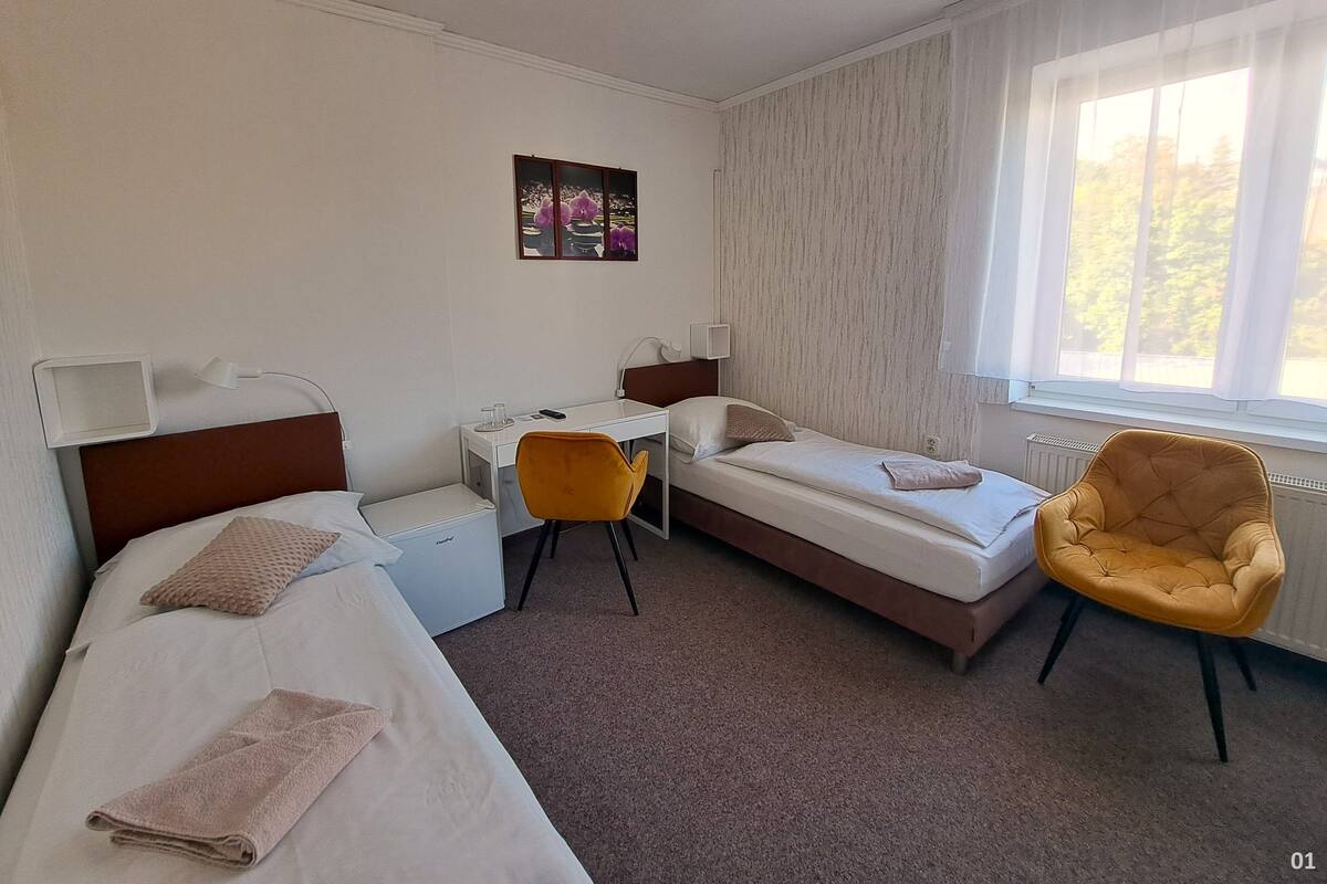 Chambre Économique avec lits jumeaux, 1 chambre | Plan d’étage