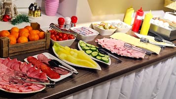 Daily buffet breakfast (EUR 7.00 per person)