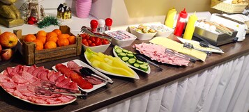 Daily buffet breakfast (EUR 7.00 per person)
