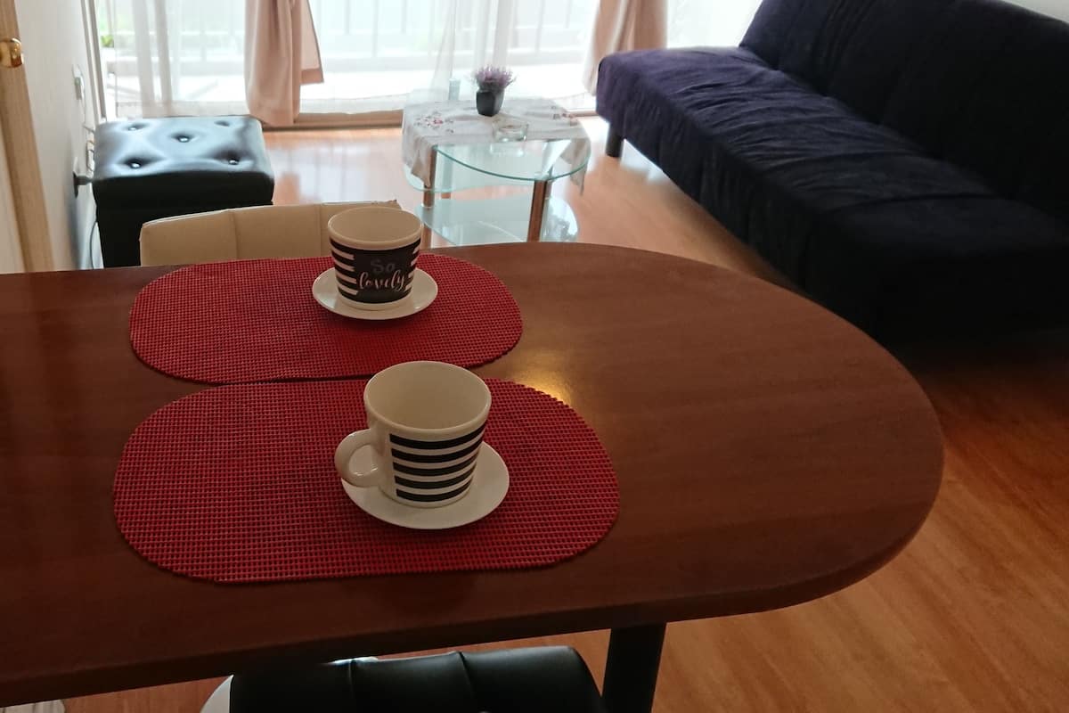 Economy appartement | Woonruimte | Televisie
