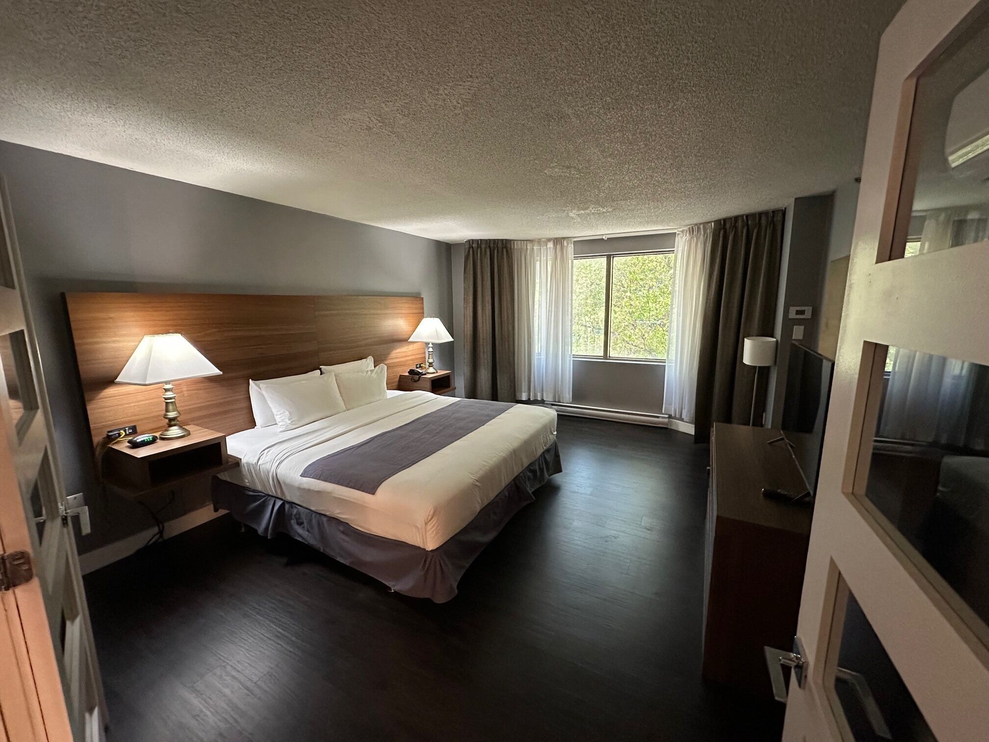 Executive Queen Suite - Non Smoking | Desk, iron/ironing board, free WiFi, bed sheets