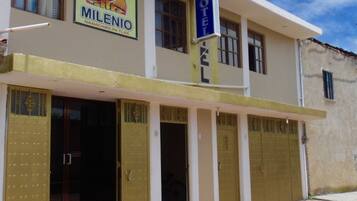 Majoituspaikan julkisivu